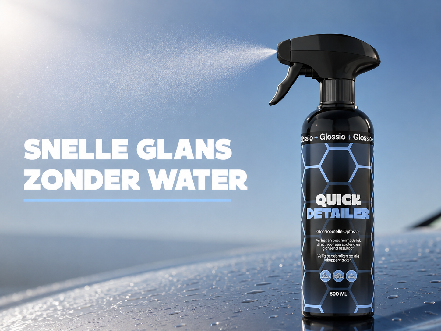 Glossio Quick Detailer stap voor stap handleiding cover