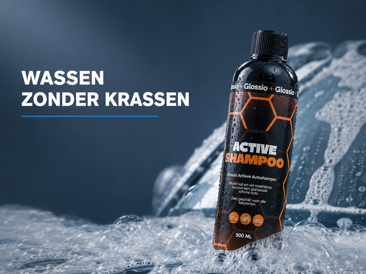 Glossio Active Shampoo stap voor stap handleiding cover