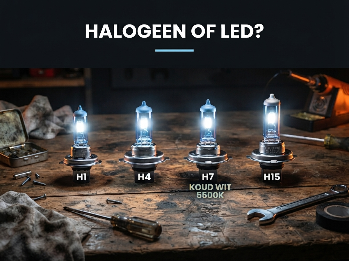 HaloVision Halogeen koplampen alle fittingen H1 H4 H7 H15