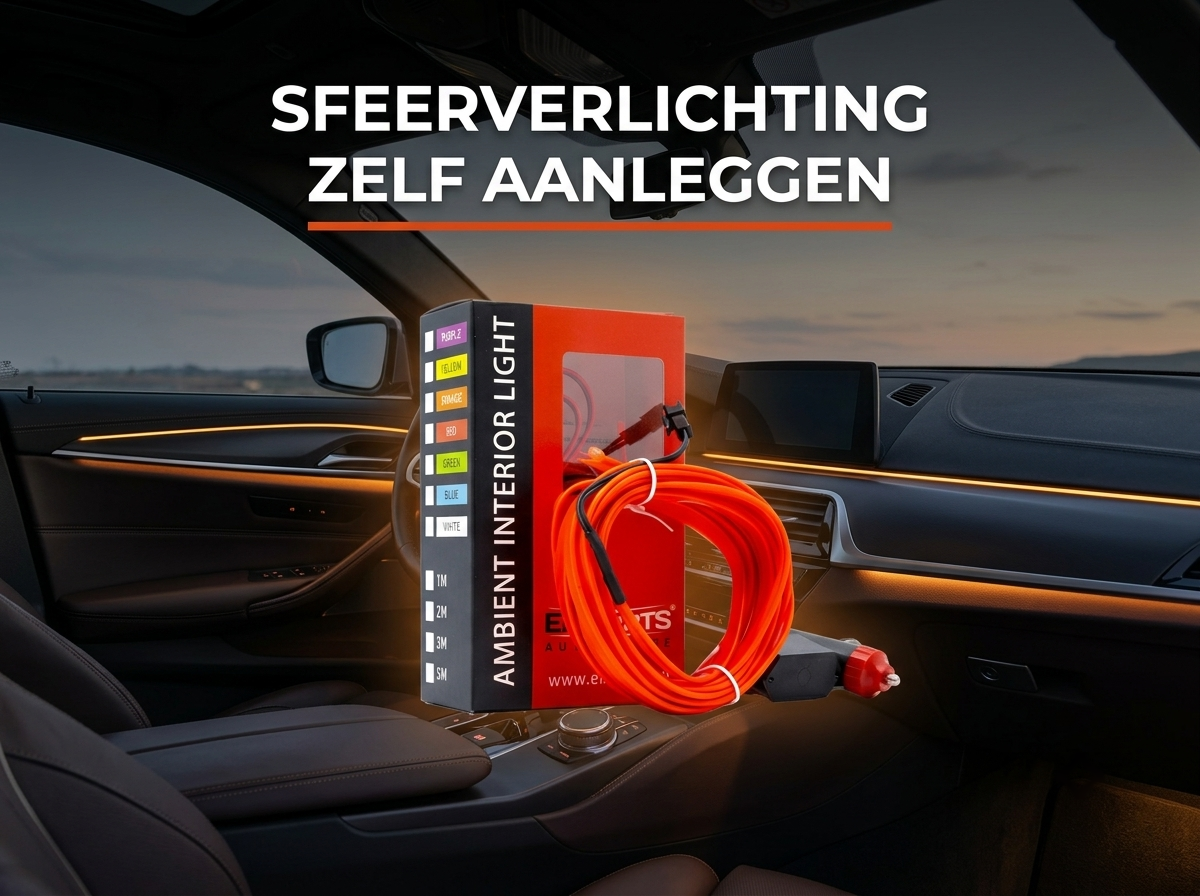 LED sfeerverlichting auto ambient interieur strip