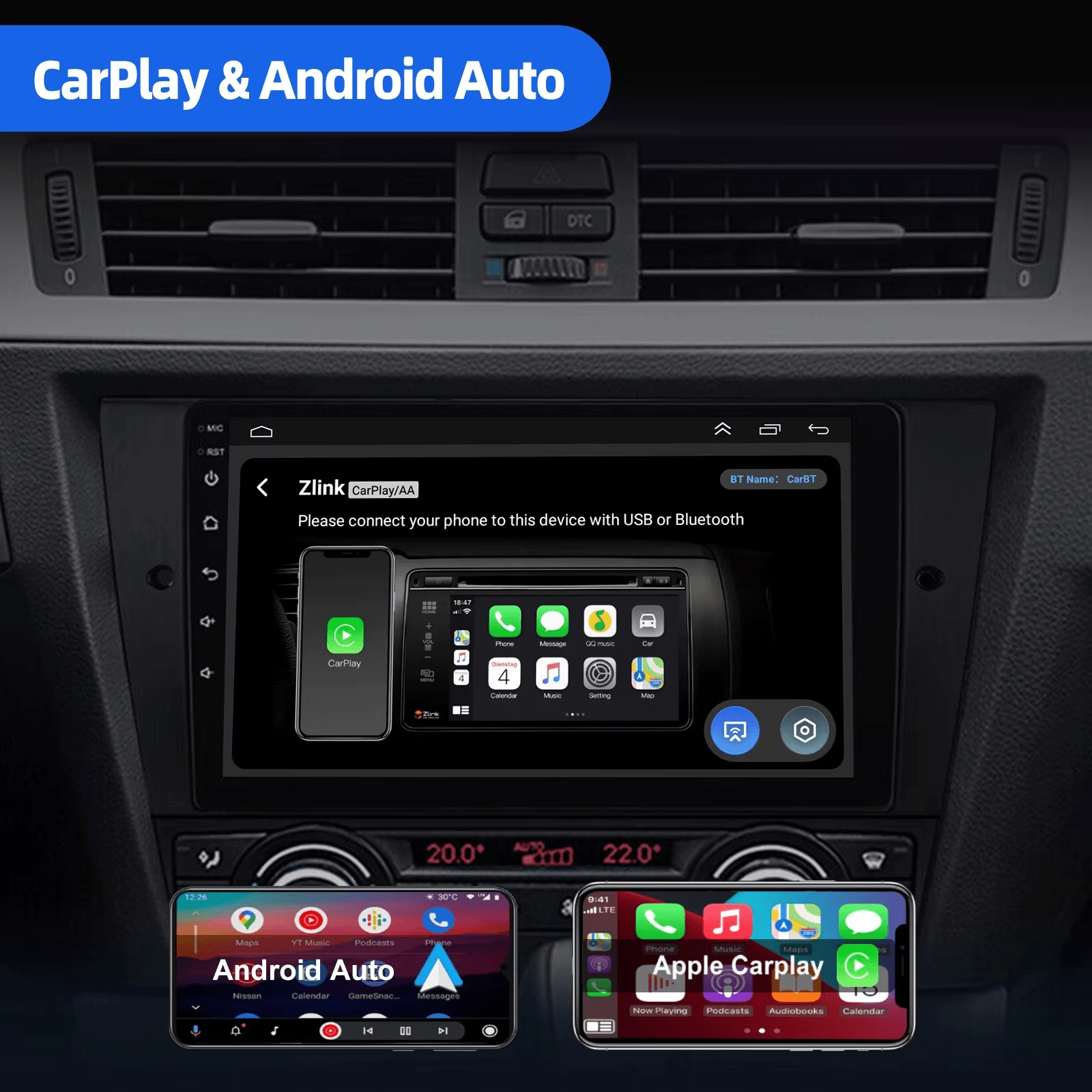 Apple CarPlay en Android Auto inbouwen in regio Dedemsvaart? Ontdek VCTparts!