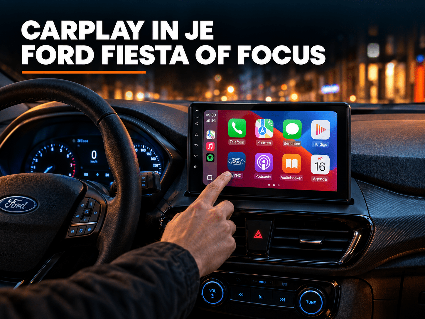 CarPlay In Je Ford Fiesta Of Focus: Hoe Werkt De Inbouw-Radio? - VCTparts.nl