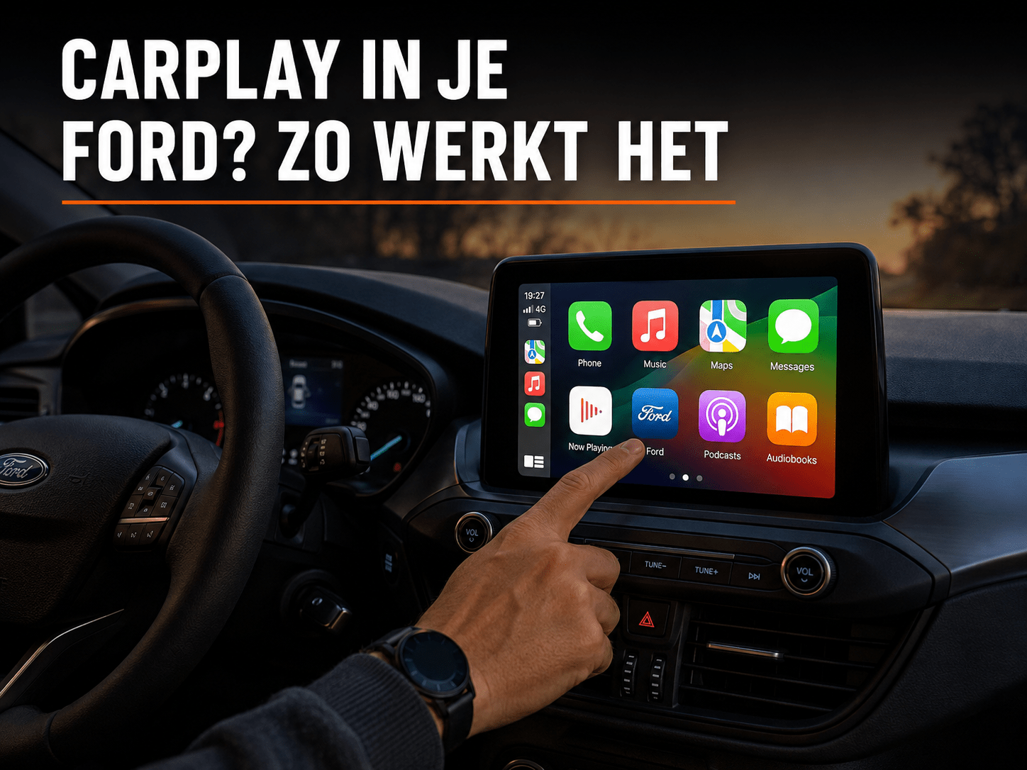 CarPlay In Je Ford Fiesta Of Focus: Hoe Werkt De Inbouw-Radio? - VCTparts.nl