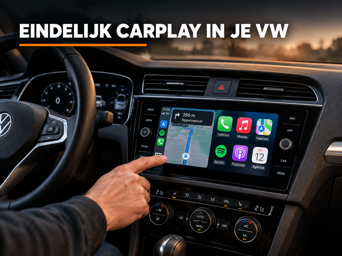 CarPlay In Je Volkswagen Golf Of Polo: Hoe Werkt De Inbouw-Radio? - VCTparts.nl