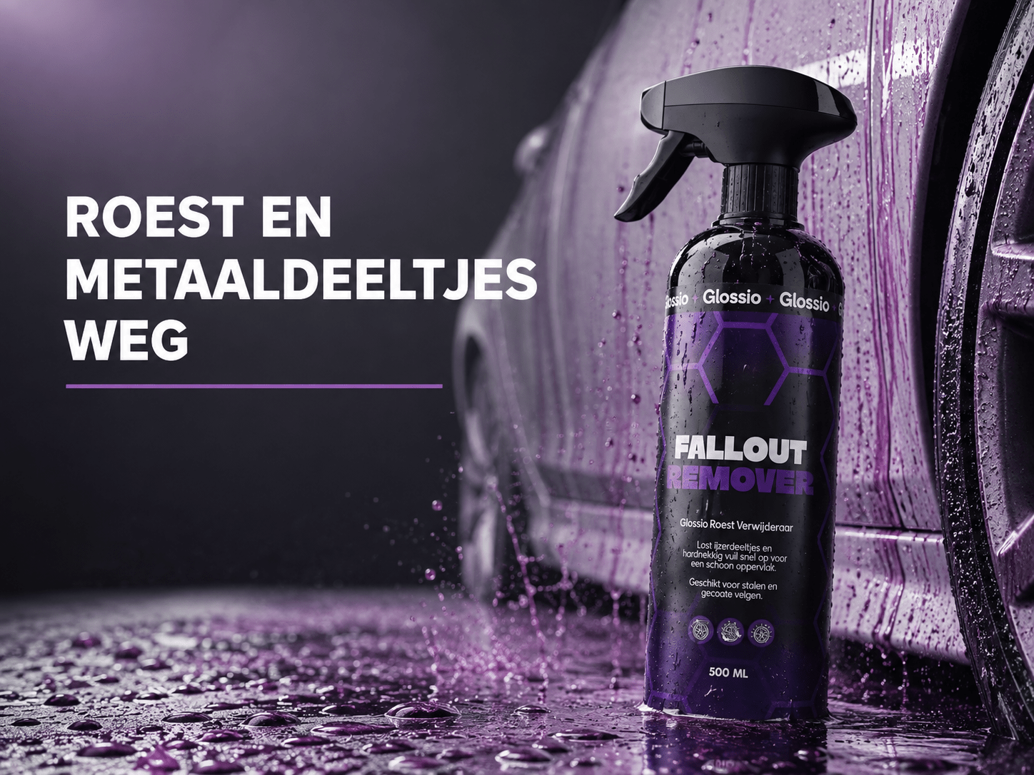 Glossio Fallout Remover — Stap-voor-Stap Handleiding: Roest en Metaaldeeltjes Verwijderen - VCTparts.nl