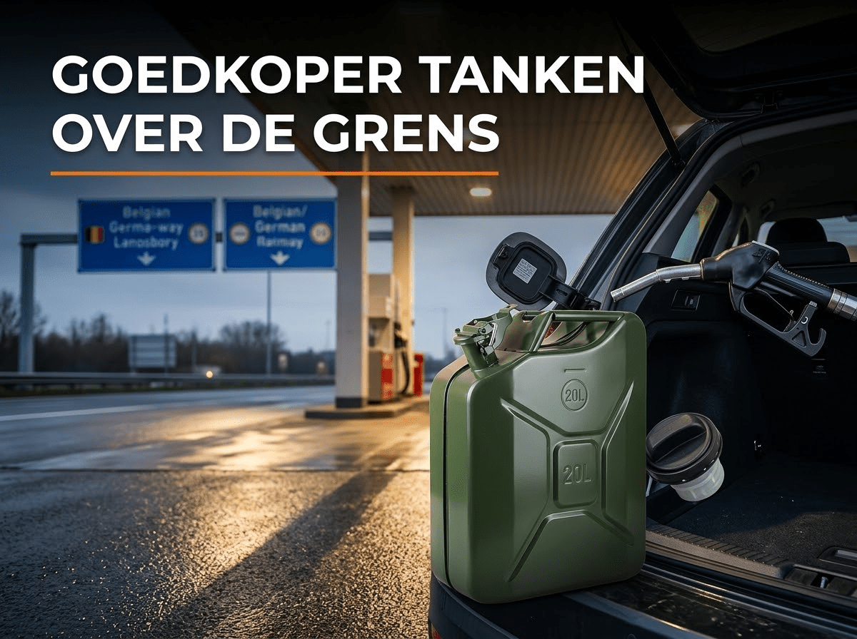Goedkoper tanken in België of Duitsland: mag je een jerrycan meenemen? - VCTparts.nl