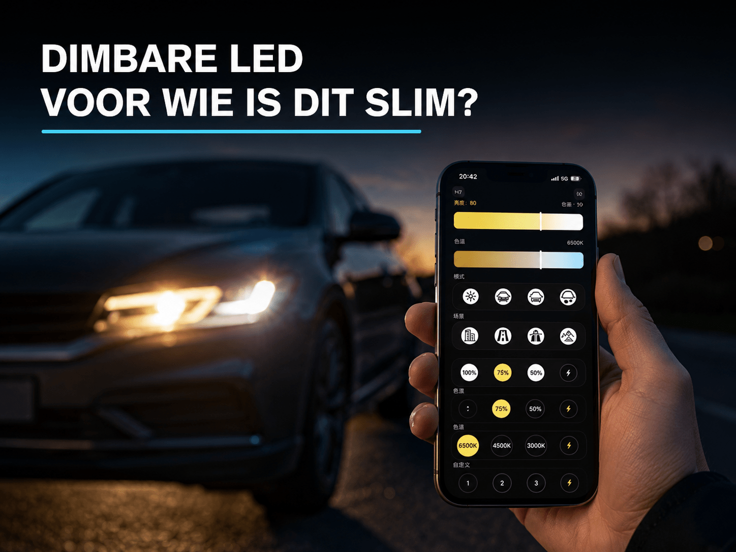 Voor Wie Is Een Dimbare LED Koplamp Interessant? De HaloVision Smart H7 Uitgelicht - VCTparts.nl