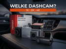 Welke dashcam heb ik nodig? 1K, 2K en 4K WLAN uitgelegd - VCTparts.nl