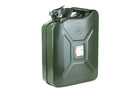 AMiO Metal Jerrycan 20L – UN-Gecertificeerde Metalen Brandstofcan Groen - Stalen Noodopslag Emergency Fuelcan Diesel Benzine