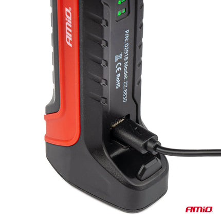 AMiO Professionele LED Looplamp Inspectielamp WT15 3W COB - Flexibele Arm met Magnetische Bevestiging