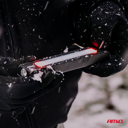 AMiO LED Inspectielamp XTE+SMD 600mAh met Multi-Lichtmodi - Compact en Oplaadbaar - Voor Werkplaats Thuis en Noodsituaties