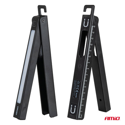 AMiO LED Inspectielamp XTE+SMD 600mAh met Multi-Lichtmodi - Compact en Oplaadbaar - Voor Werkplaats Thuis en Noodsituaties