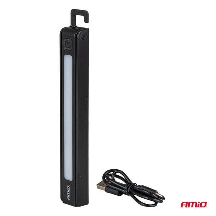 AMiO LED Inspectielamp XTE+SMD 600mAh met Multi-Lichtmodi - Compact en Oplaadbaar - Voor Werkplaats Thuis en Noodsituaties