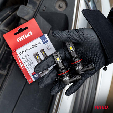 AMiO F25 PRO BLACK FULL CANBUS HIR2 – 68W 6000K Wit 12V/24V - Hoge Helderheid