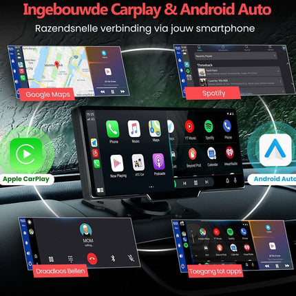 10 - inch draadloos navigatiesysteem met Apple CarPlay en Android Auto (kopie) - VCTparts.nl