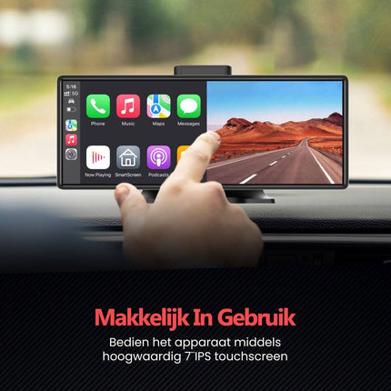 10 - inch draadloos navigatiesysteem met Apple CarPlay en Android Auto (kopie) - VCTparts.nl