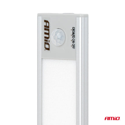 AMiO Oplaadbare Magnetische Sensor LED Lamp Groot 2W 1500mAh – Draadloze Bewegingssensor Verlichting USB-C Kofferbak Garage