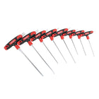 AMiO T-Greep Inbussleutel Set 8-delig CR-V Haakse Inbussleutels 2-10mm Imbus Hey Key