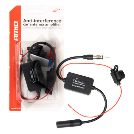 Anti-interferentie antenneversterker 12V AMIO-04133