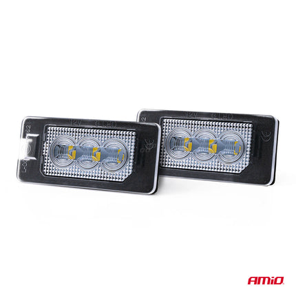 AMiO LED Kentekenverlichting CLP02 HP voor BMW – High Power LED – Canbus Foutvrij – Plug en Play Set van 2 Nummerplaatverlichting Lampen