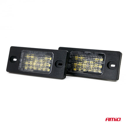 AMiO LED Kentekenverlichting CLP11 PORSCHE en VAG – Set van 2 - Nummerplaatverlichting Lampen voor VW, Skoda en Porsche