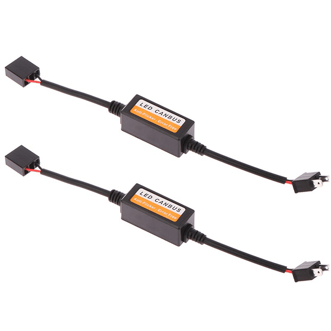 VCTparts H7 CANBUS Decoder Adapter Set - Voor Niet - Canbus LED Lampen - Verwijdert Foutmeldingen (2 stuks) NORGOS 1