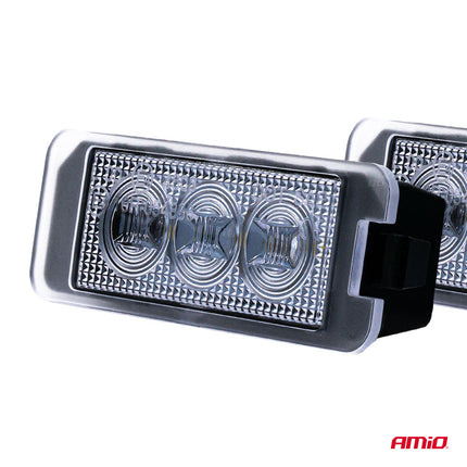 AMiO LED Kentekenverlichting CLP12 HP MAN, SEAT en VW – Set van 2 - High Power LED - Nummerplaatverlichting Lampen voor VAG, Porsche en Audi