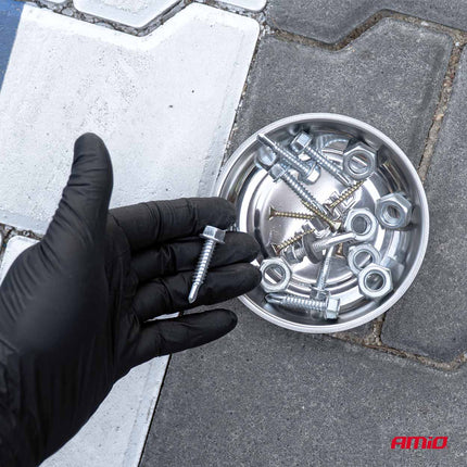 AMiO Magnetische Onderdelenbak RVS 150mm Grote Magneetschaal voor Schroeven en Bouten