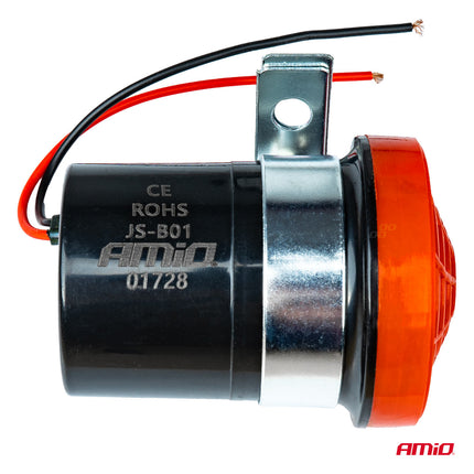 AMiO Achteruitrijsignaal 12V 24V Achteruitrijden Alarm Pieper 90-95 dB