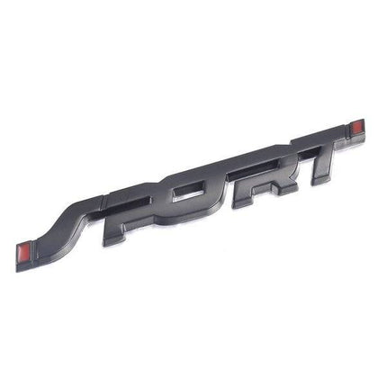 VCTparts 3D Sport Sticker Logo Embleem zwart NORGOS 4