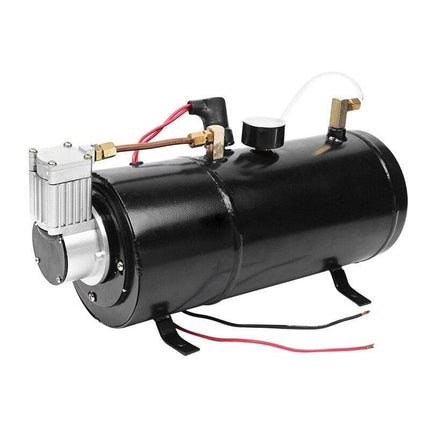 VCTparts 4 Trompet Treinhoorn Luchthoorn Kit met Compressor 3L Meertonig 150dB [Trein hoorn - Claxon - Toeter] NORGOS 8