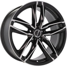 VCTparts 4 Velgen 17 inch ATOM MB Gepolijst Zwart 5x112 ET45 66.5 Geschikt voor Audi, Volkswagen, Skoda, SEAT Ladnefelgi 1