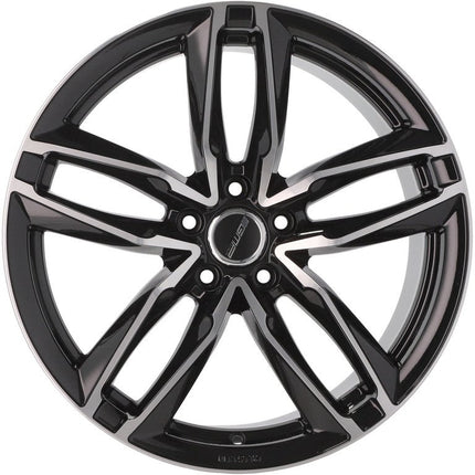 VCTparts 4 Velgen 17 inch ATOM MB Gepolijst Zwart 5x112 ET45 66.5 Geschikt voor Audi, Volkswagen, Skoda, SEAT Ladnefelgi 7