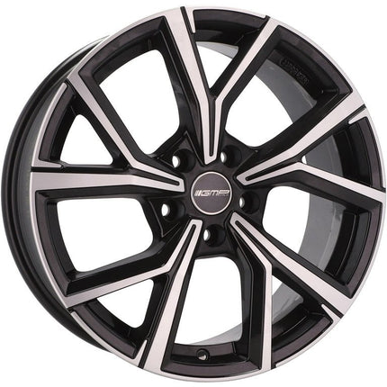 4 Velgen 17 inch MENTOR 5x112 ET35 57.1 Zwart BLP - Passend voor Audi Volkswagen Mercedes Seat Skoda - VCTparts.nl