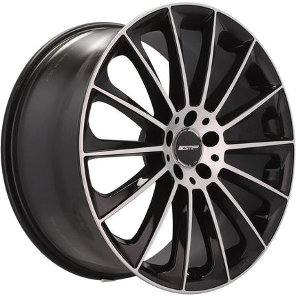 4 Velgen 17 inch STELLAR MB Gepolijst Zwart 5x112 ET45 66.5 Geschikt voor Audi, Volkswagen, Skoda, SEAT - VCTparts.nl