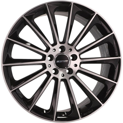 4 Velgen 17 inch STELLAR MB Gepolijst Zwart 5x112 ET45 66.5 Geschikt voor Audi, Volkswagen, Skoda, SEAT - VCTparts.nl