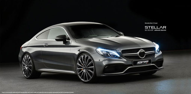 4 Velgen 17 inch STELLAR MG Gepolijst Grafiet 5x112 ET35 66.5 Geschikt voor Audi, Volkswagen, Skoda, SEAT - VCTparts.nl