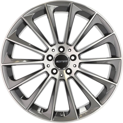 VCTparts 4 Velgen 17 inch STELLAR MG Gepolijst Grafiet 5x112 ET35 66.5 Geschikt voor Audi, Volkswagen, Skoda, SEAT Ladnefelgi 8