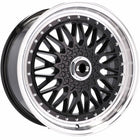 4 Velgen 18 inch 10x112/120 ET35 72.6 Zwart + Rand - Passend voor Mercedes, Audi, BMW - VCTparts.nl