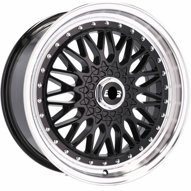 4 Velgen 18 inch 10x112/120 ET35 72.6 Zwart + Rand - Passend voor Mercedes, Audi, BMW - VCTparts.nl