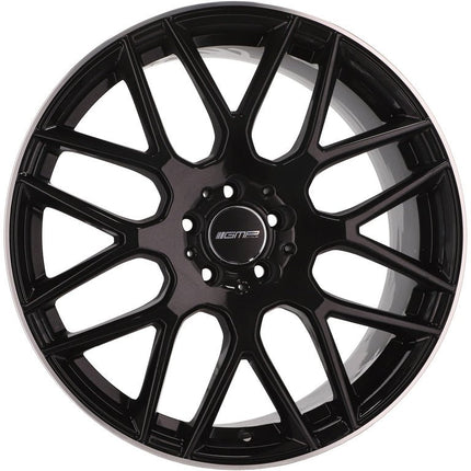 VCTparts 4 Velgen 18 inch BERGHEM BLP Zwart met Rand 5x112 ET35 66.5 Geschikt voor Audi, Volkswagen, Skoda, SEAT Ladnefelgi 7