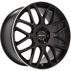 VCTparts 4 Velgen 18 inch BERGHEM BLP Zwart met Rand 5x112 ET45 66.5 Passend voor Audi, Volkswagen, Mercedes Ladnefelgi 1
