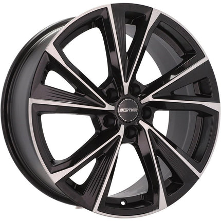 VCTparts 4 Velgen 18 inch EVENTO MB Zwart Gepolijst 5x112 ET35 66.5 Geschikt voor Audi, Volkswagen, Mercedes Ladnefelgi 1