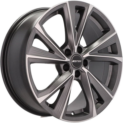 VCTparts 4 Velgen 18 inch Gepolijst Mat Grafiet 5x112 ET35 66.5 - Passend voor o.a. Audi, Mercedes, Volkswagen Ladnefelgi 5