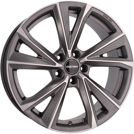VCTparts 4 Velgen 18 inch Gepolijst Mat Grafiet 5x112 ET35 66.5 - Passend voor o.a. Audi, Mercedes, Volkswagen Ladnefelgi 6