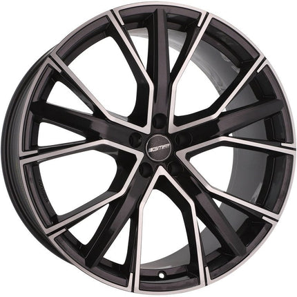 VCTparts 4 Velgen 18 inch GUNNER MB Zwart 5x112 ET45 66.5 Passend voor Audi, Volkswagen, Mercedes Ladnefelgi 6