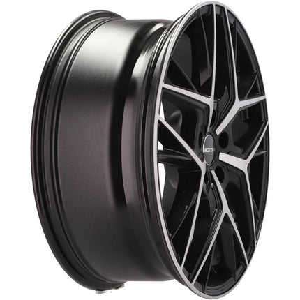 VCTparts 4 Velgen 18 inch LUNICA MB Zwart 5x112 ET45 66.5 Passend voor Audi, Volkswagen, Mercedes Ladnefelgi 4