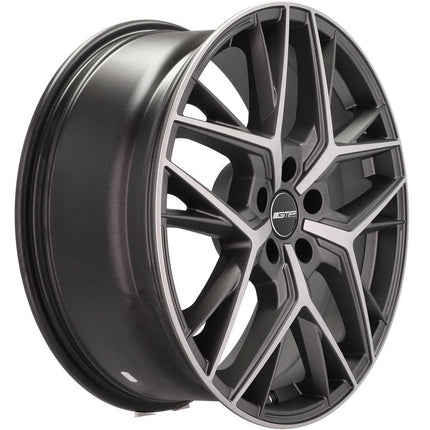 VCTparts 4 Velgen 18 inch LUNICA MGM Gepolijst + Mat Grafiet 5x112 ET30 66.5 Passend voor Audi, Volkswagen, Mercedes Ladnefelgi 5