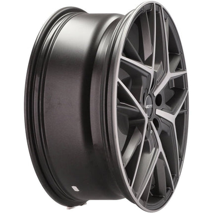 VCTparts 4 Velgen 18 inch LUNICA MGM Gepolijst + Mat Grafiet 5x112 ET45 66.5 Passend voor Audi, Volkswagen, Mercedes Ladnefelgi 4