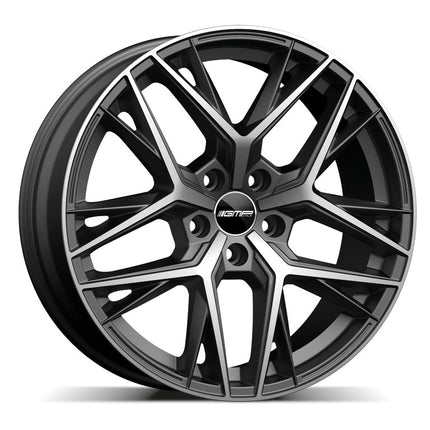VCTparts 4 Velgen 18 inch LUNICA MGM Gepolijst + Mat Grafiet 5x112 ET45 66.5 Passend voor Audi, Volkswagen, Mercedes Ladnefelgi 8